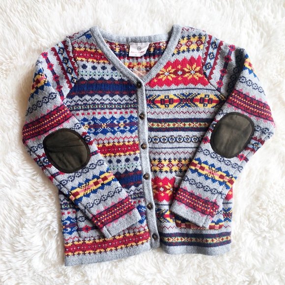 Hanna Andersson Other - Hanna Andersson Children’s Fair Isle Knit Cardigan Sweater | 5T